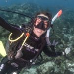 diver with the reef discover scuba diving